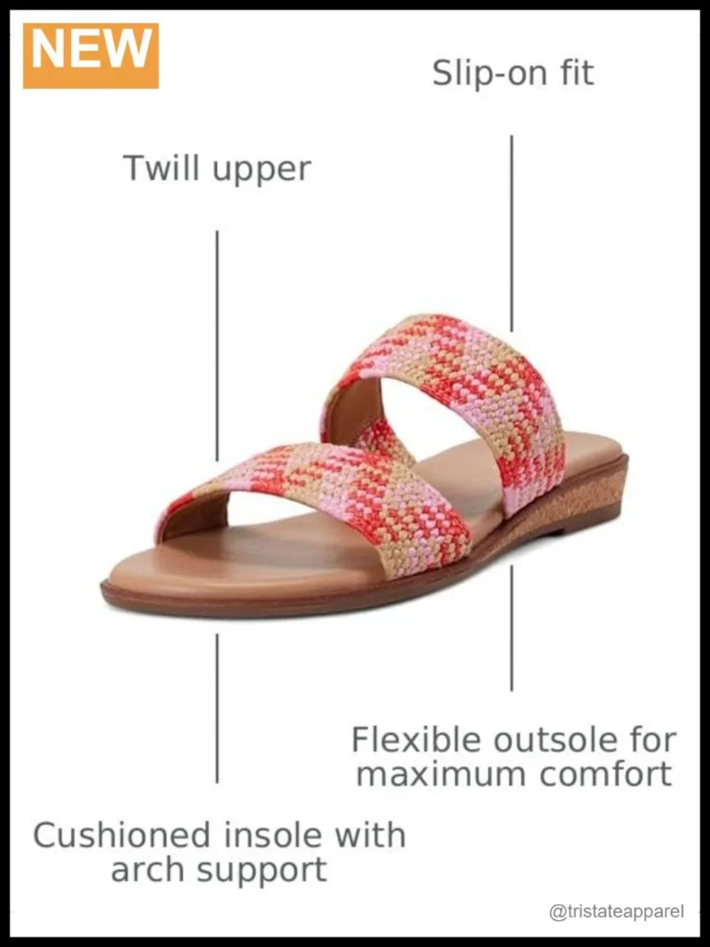N/A slide sandals